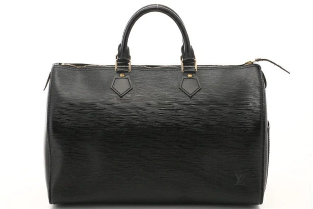 LOUIS VUITTON Epi Noir Black Speedy Black